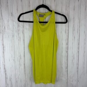 Athleta lime green yellow tank Medium